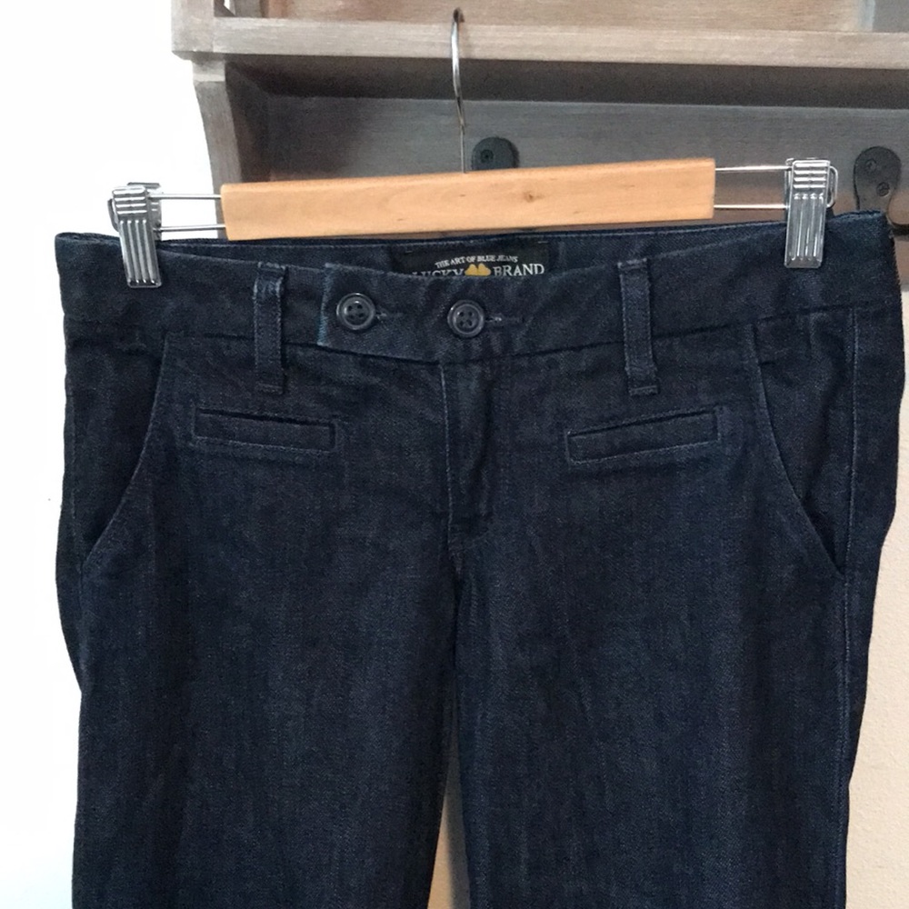 Lucky Brand Jeans double button, wide, trouser, 6  pockets, size 6/28 - Picture 2 of 9